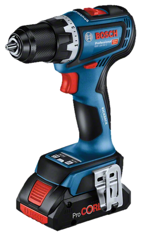 Bosch GSR 18V-90 C, درل شحن