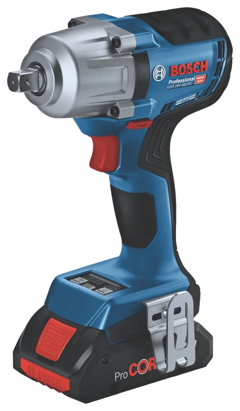 Bosch GDS 18V-450 PC, مفتاح ربط صدمي (شد بوكسات) (Impact Wrench)