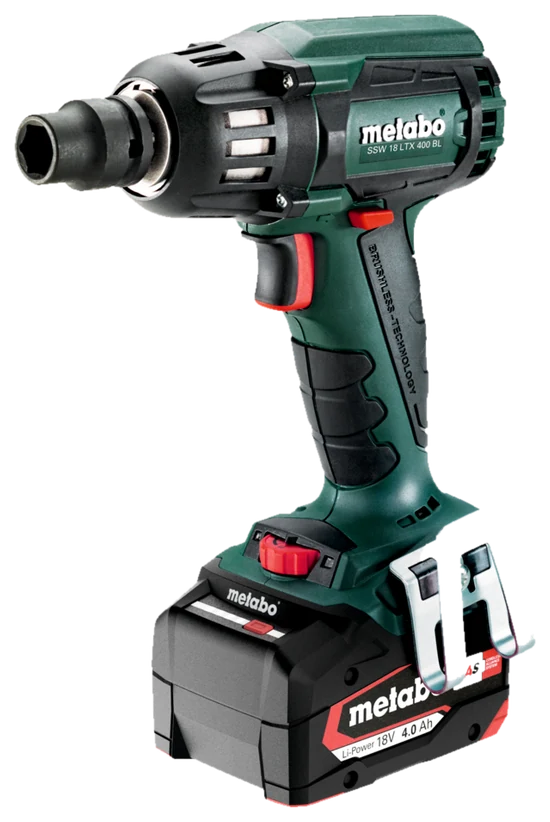 Metabo SSW 18 LTX 400 BL, مفتاح ربط صدمي (شد بوكسات) (Impact Wrench)